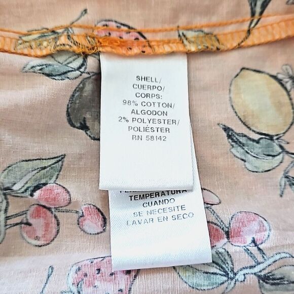 Donna Morgan Collared High Neck Button Down Folded Short Sleeve size 8 - Picture 9 of 13